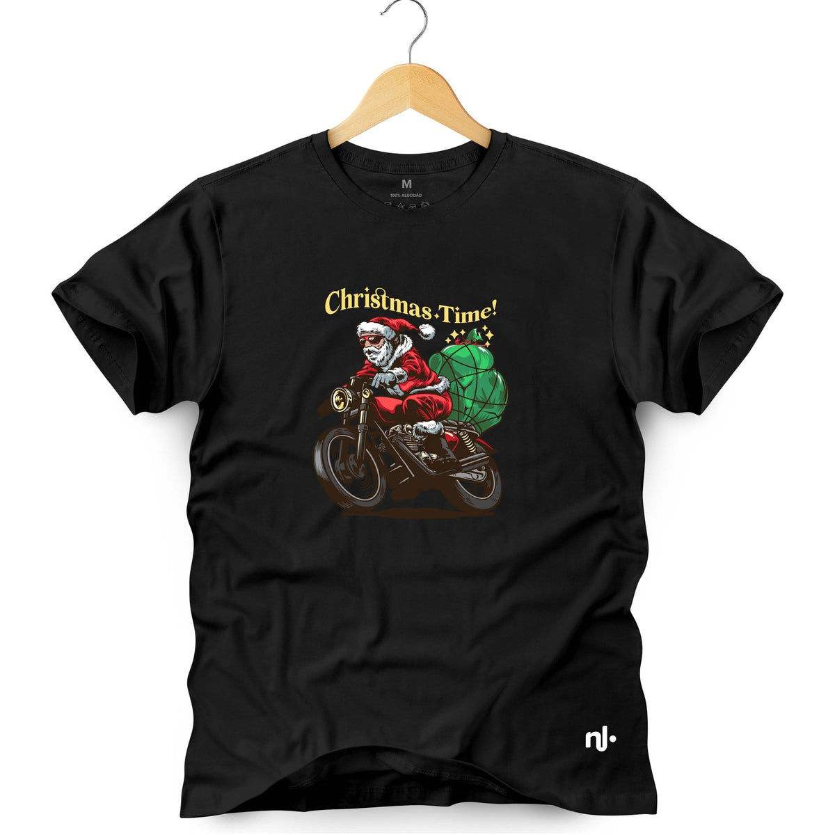 Camiseta Masculina Noel Moto