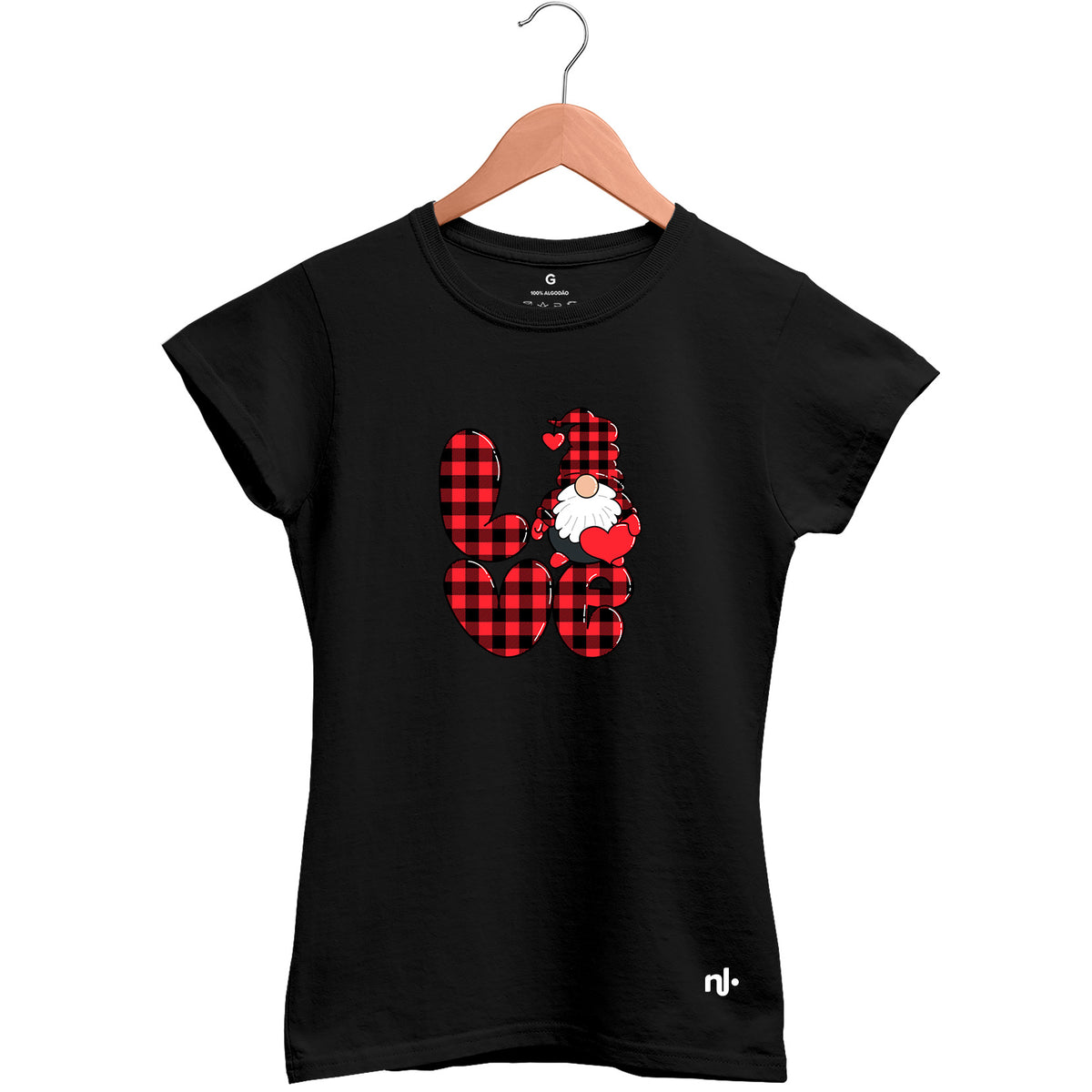 Camiseta Feminina Babylook Love