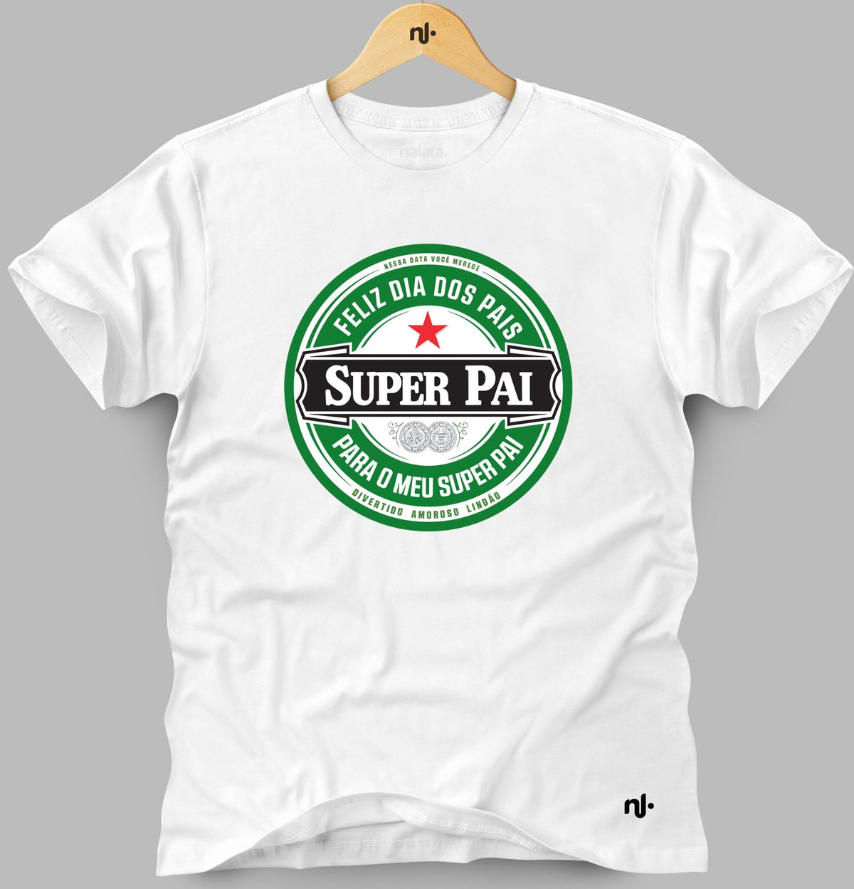 Camiseta Masculina - Super Pai HNK