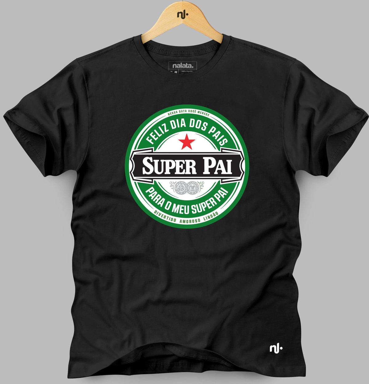 Camiseta Masculina - Super Pai HNK