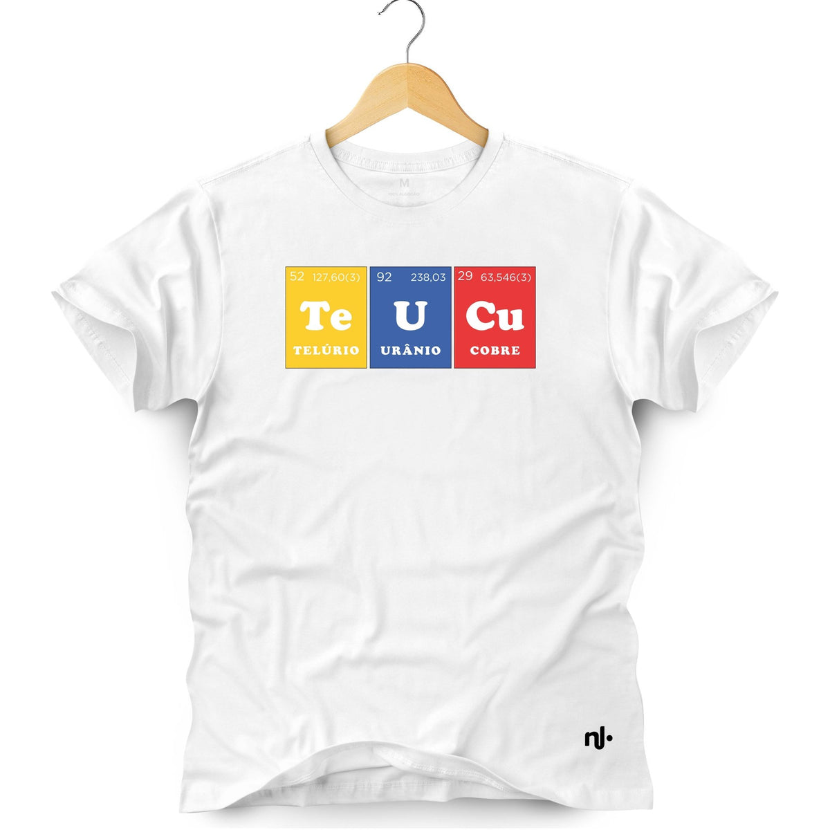 Camiseta Masculina Tabela Periódica - Te U Cu