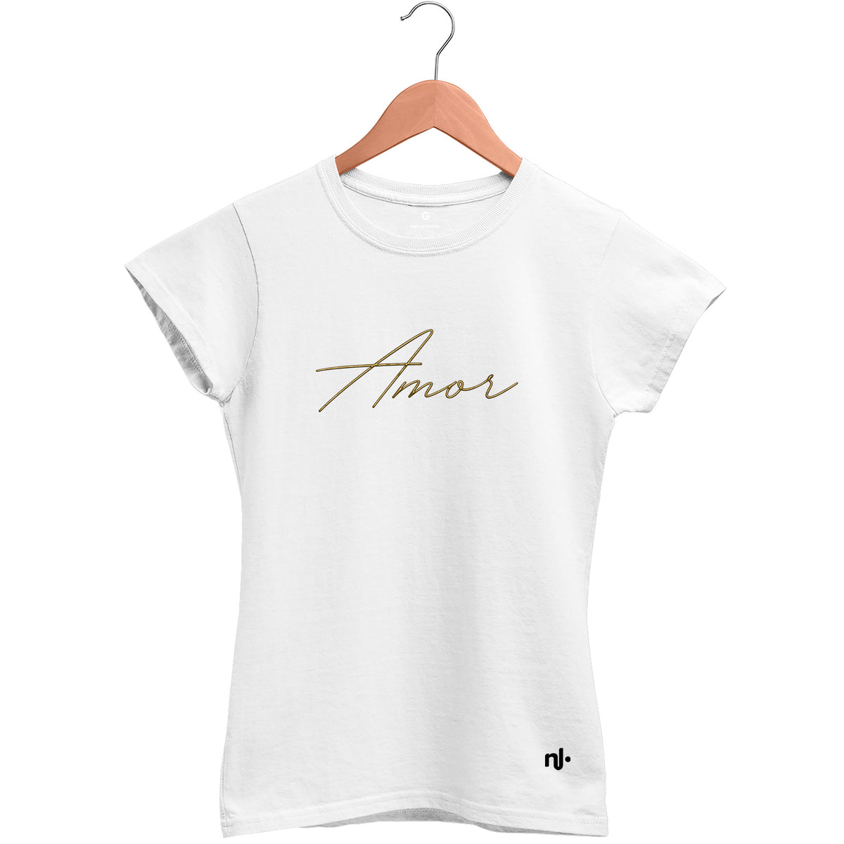 Camiseta Feminina Babylook Amor