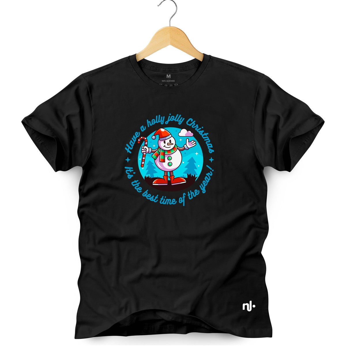 Camiseta Masculina Boneco de Neve