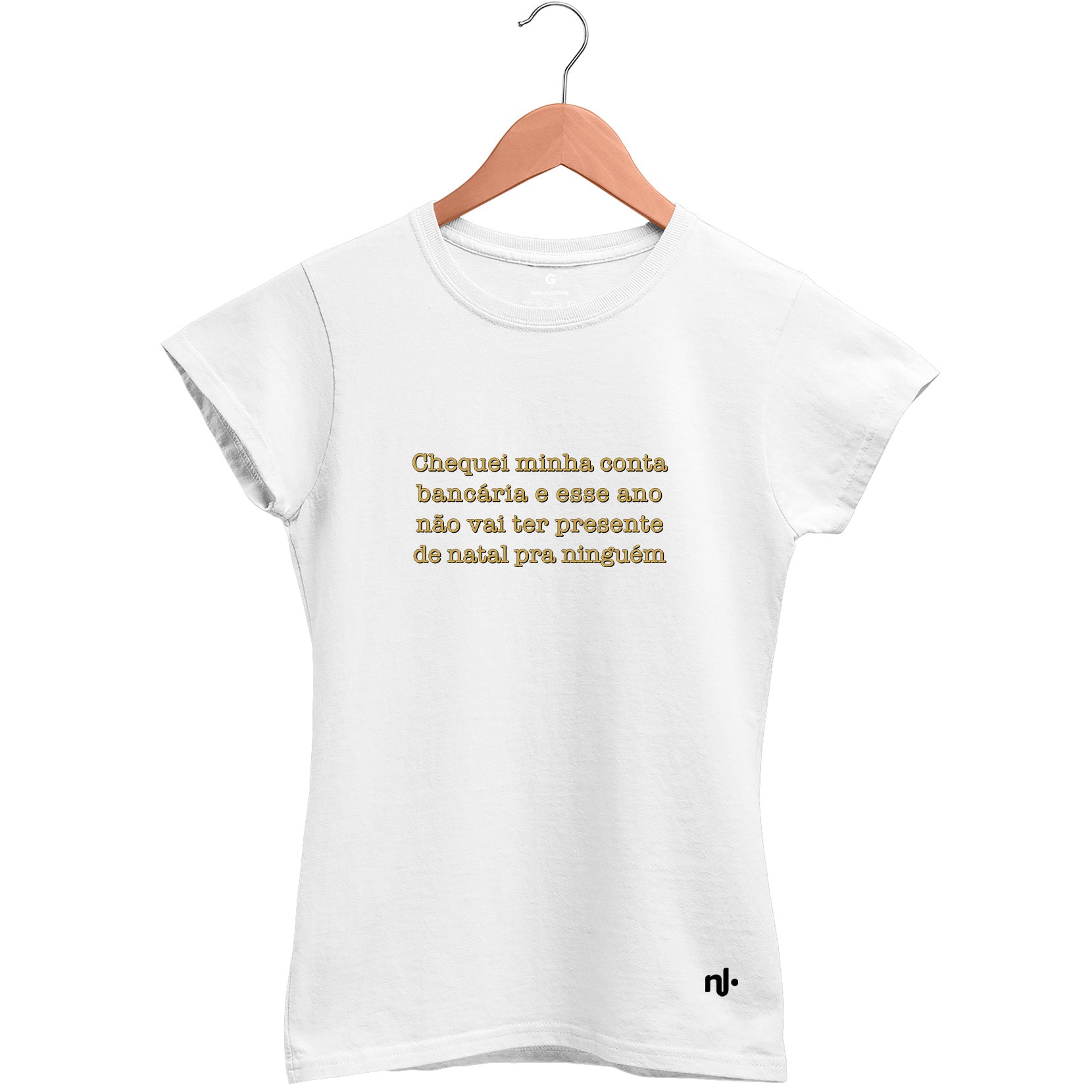 Camiseta Feminina Babylook Conta Bancária