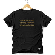 Camiseta Masculina Conta Bancária