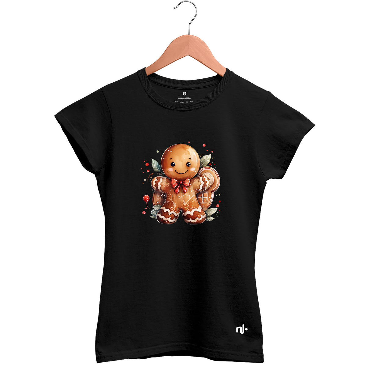 Camiseta Feminina Babylook Cookies