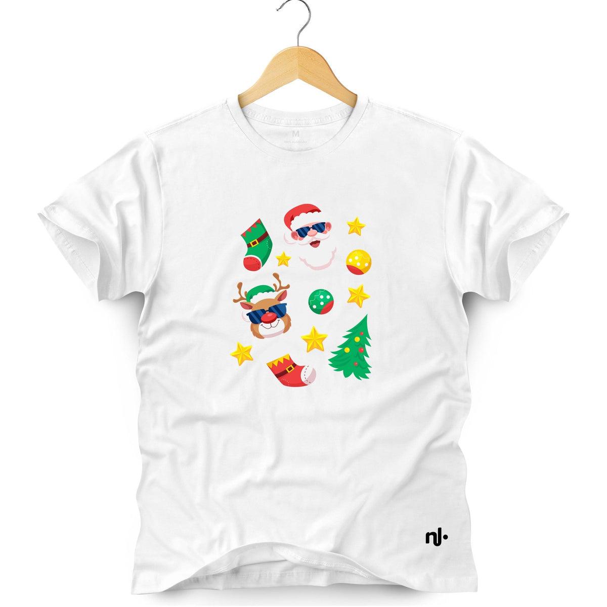 Camiseta Masculina Cool Santa