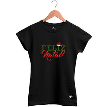 Camiseta Feminina Babylook Feliz Natal!