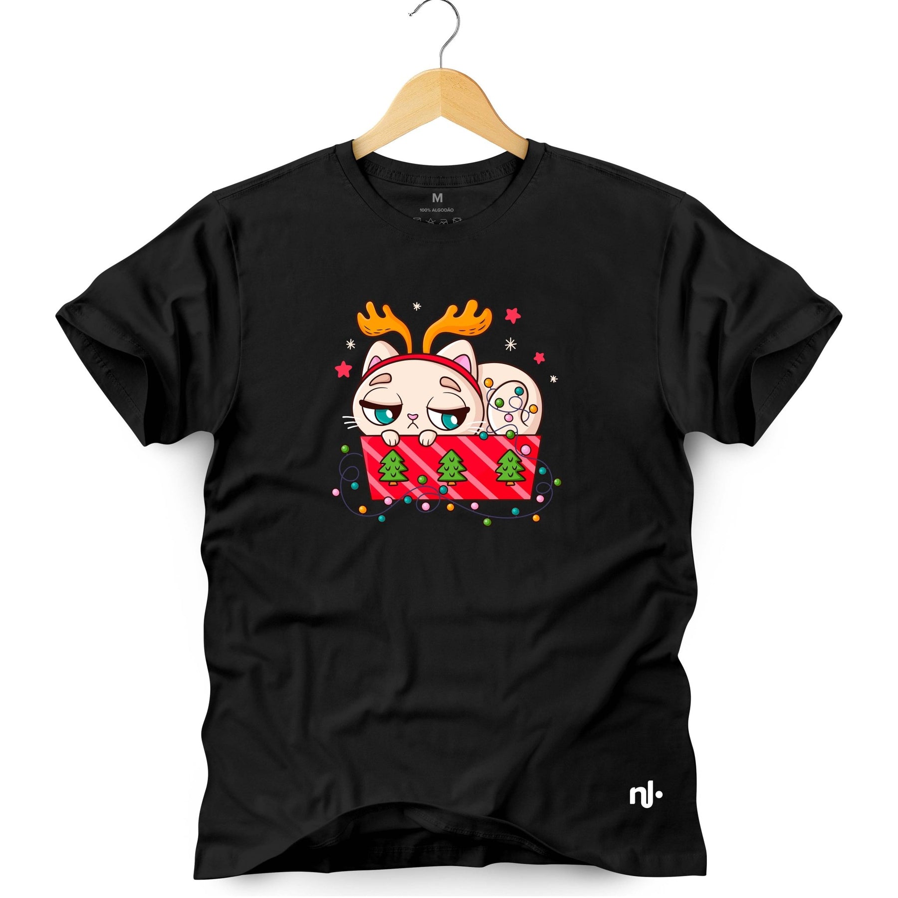 Camiseta Masculina Gato Rena