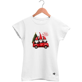 Camiseta Feminina Babylook Gnomos