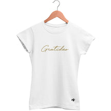 Camiseta Feminina Babylook Gratidão