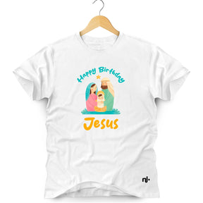 Camiseta Masculina Happy Birthday Jesus