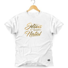 Camiseta Masculina Jesus o Verdadeiro Natal