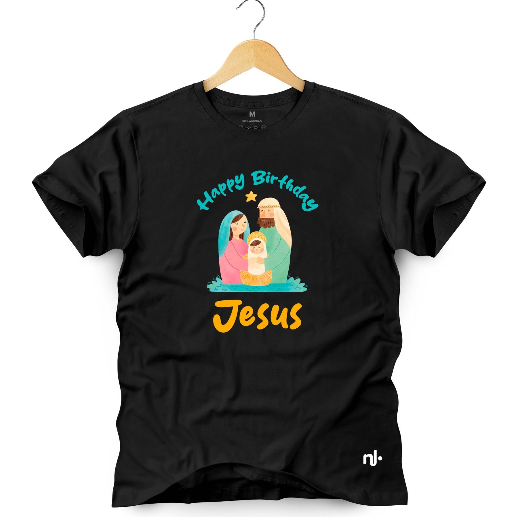 Camiseta Masculina Happy Birthday Jesus