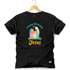 Camiseta Masculina Happy Birthday Jesus