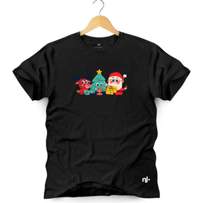 Camiseta Masculina Natal Cartoon