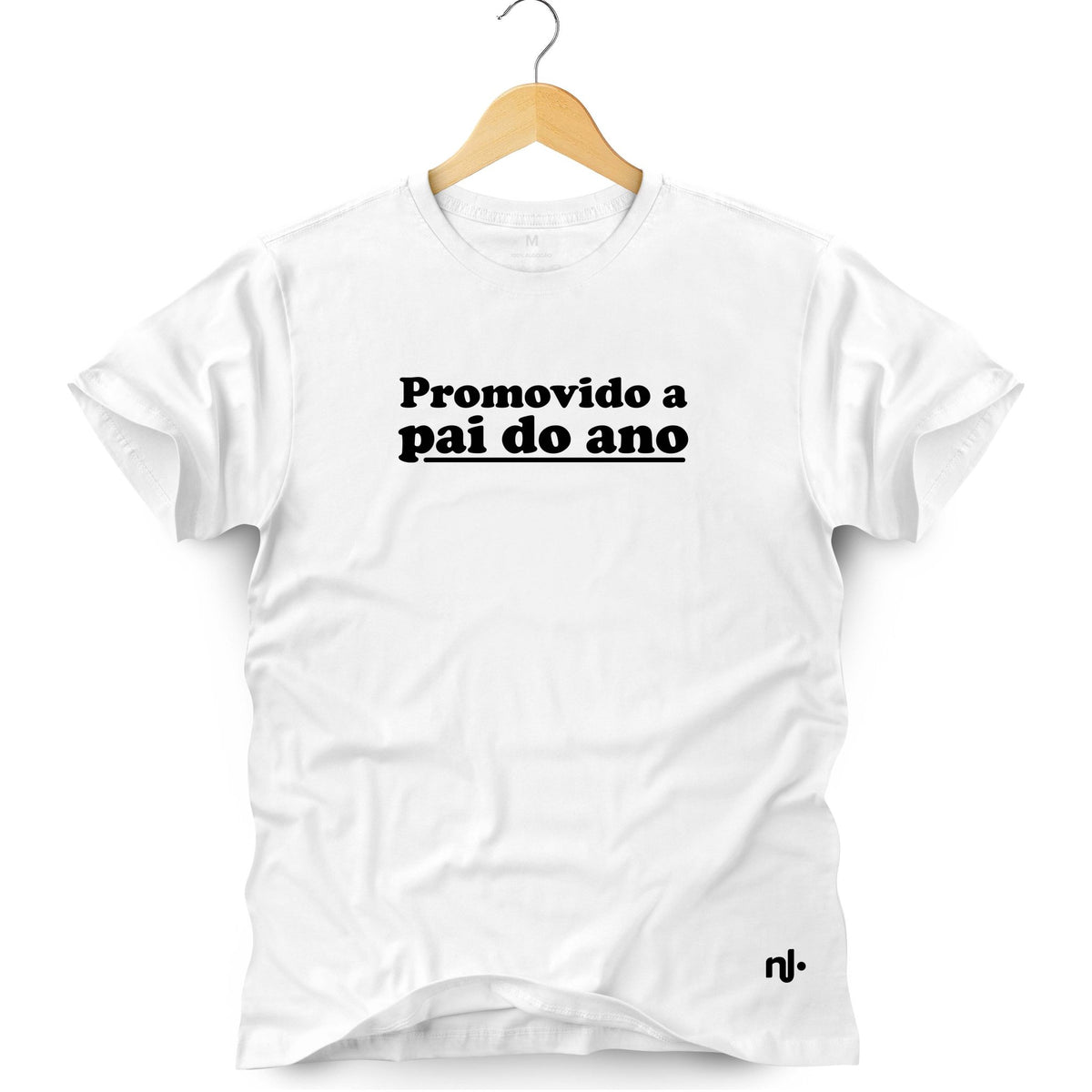 Camiseta Masculina - Promovido a Pai do Ano