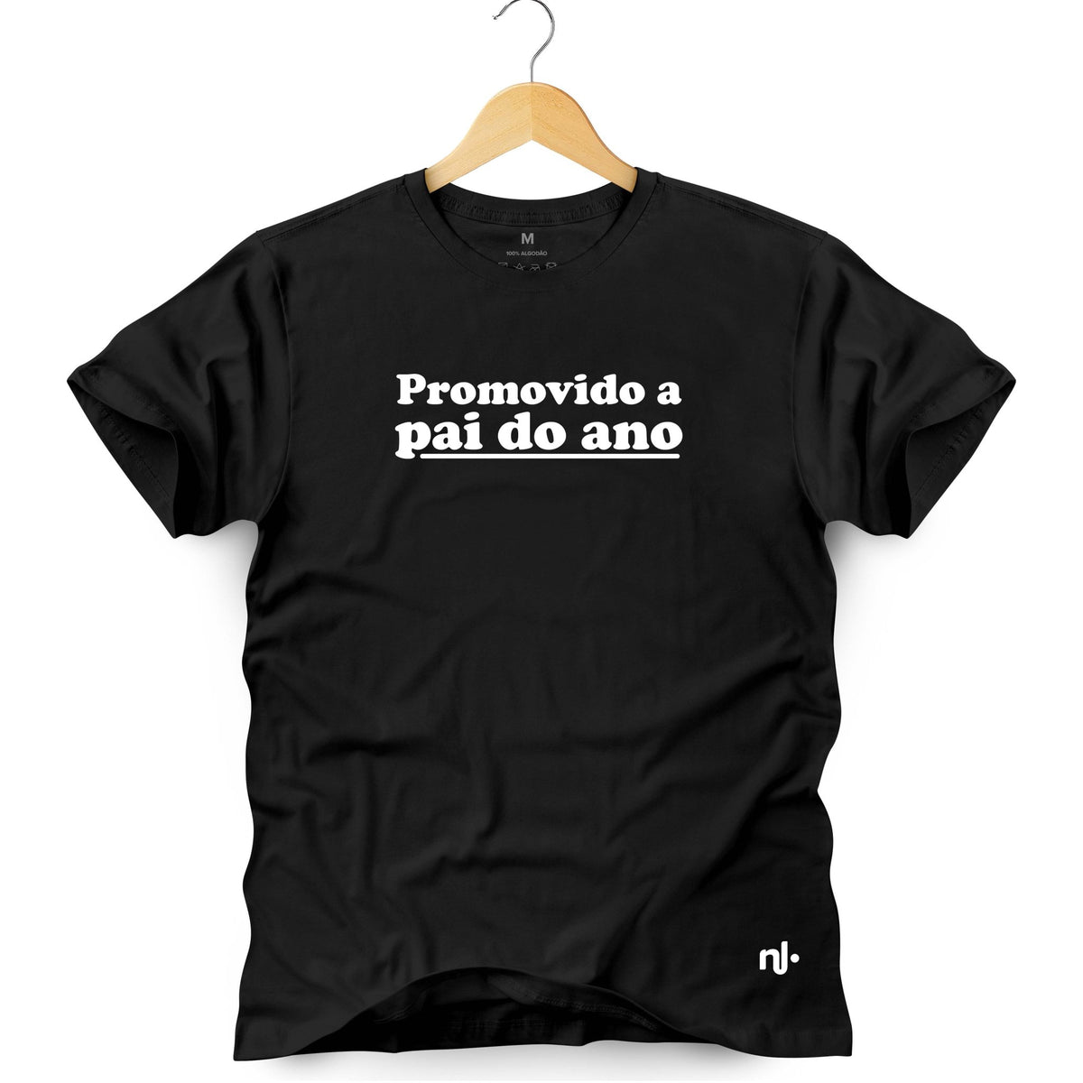 Camiseta Masculina - Promovido a Pai do Ano